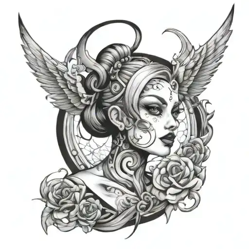 jinx arcane tattoo design idea