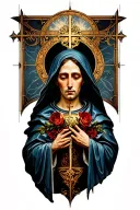 gothic catholic tattoo tattoo design idea