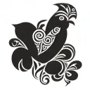 Sankofa bird tattoo design idea
