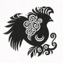 Sankofa bird tattoo design idea
