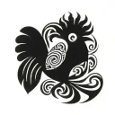 Sankofa bird tattoo design idea