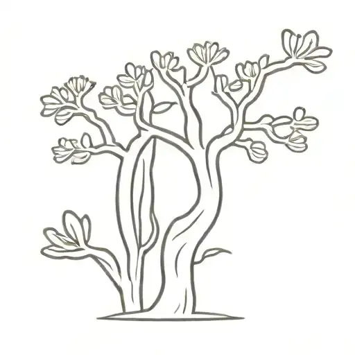 baobab tattoo design idea