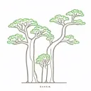 baobab tattoo design idea