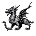 Welsh tattoo design idea