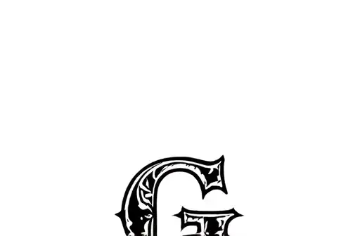 "G
" tattoo design idea
