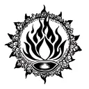 Deepak, flame, lamp, diya kitem, flame of a lamp, lamp flame, smoke or kajal of a lamp, Deepak dhadhara tattoo design idea