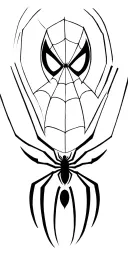spider -man tattoo design idea