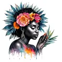 Orisha Shango Holding tattoo design idea