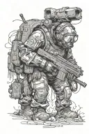 Metro 2033 tattoo design idea