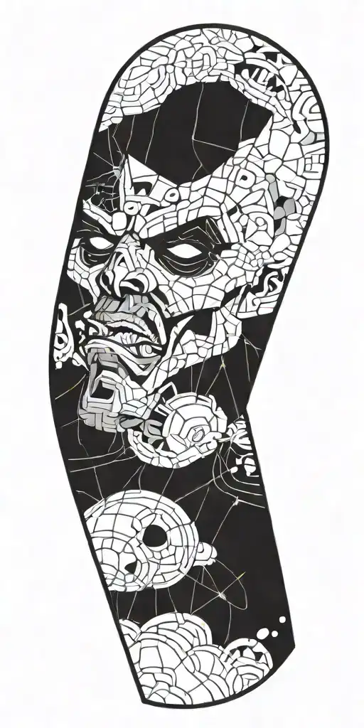 comics tattoo design idea