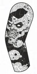 comics tattoo design idea