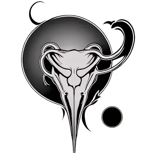 Pubic tattoo design idea