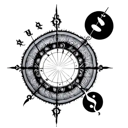 Circle Of Fifths tattoo design idea