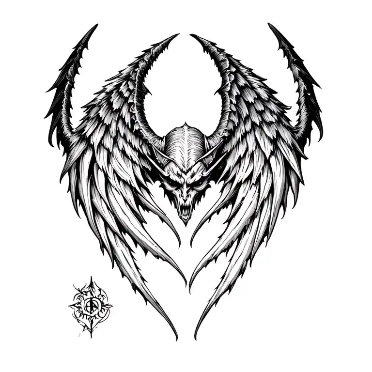 1327+ Devil Wing Tattoo Ideas in 2025 - BlackInk AI