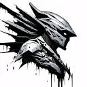 Warframe's man in the wall character  tattoo design idea