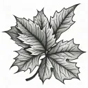 canada maple leaf tattoo design idea