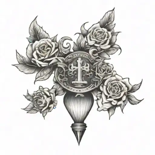 Veritas Aequitas tattoo design idea