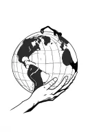 atlas holding the world on his back tattoo design idea