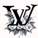 Louis Vuitton tattoo design idea