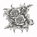 2001 birth year tattoo design idea