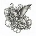 2001 birth year tattoo design idea