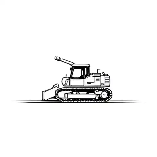 Killdozer tattoo design idea