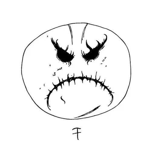I'm scared with my own anger issues tattoo design idea
