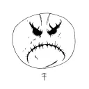 I'm scared with my own anger issues tattoo design idea