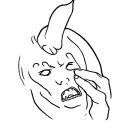 I'm scared with my own anger issues tattoo design idea