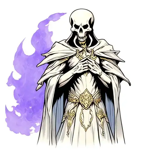 Ainz Ooal Gown tattoo design idea
