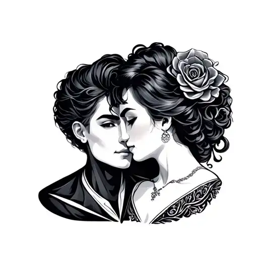 Couple Ring tattoo design idea