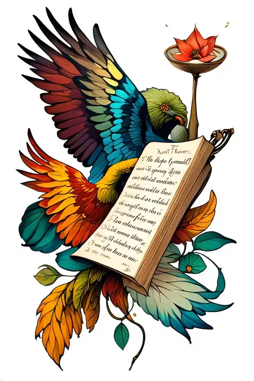 Biblical with scripture  tattoo design idea