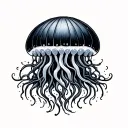 jellyfish tattoo design idea