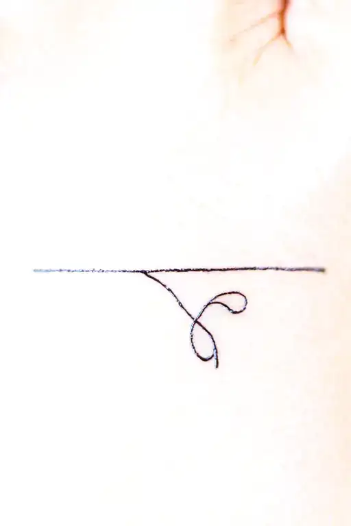 sonder / invisible string tattoo design idea