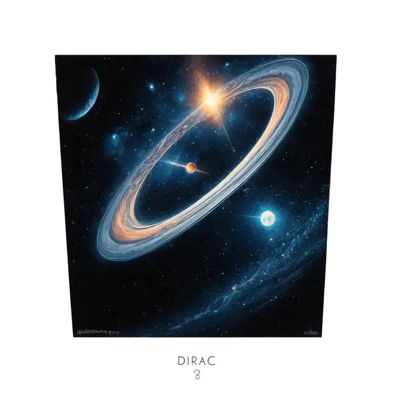 interstellar infinity with the dirac equation tattoo design idea