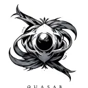 Quasar tattoo design idea