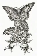  “Even If You Hate Yourself, I’ll Love You for the Both of Us”  tattoo design idea