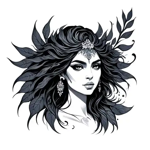 Yemaya tattoo design idea