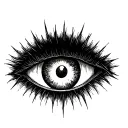 itachi uchiha crying eye tattoo design idea