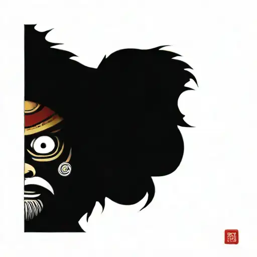 Daruma Doll tattoo design idea