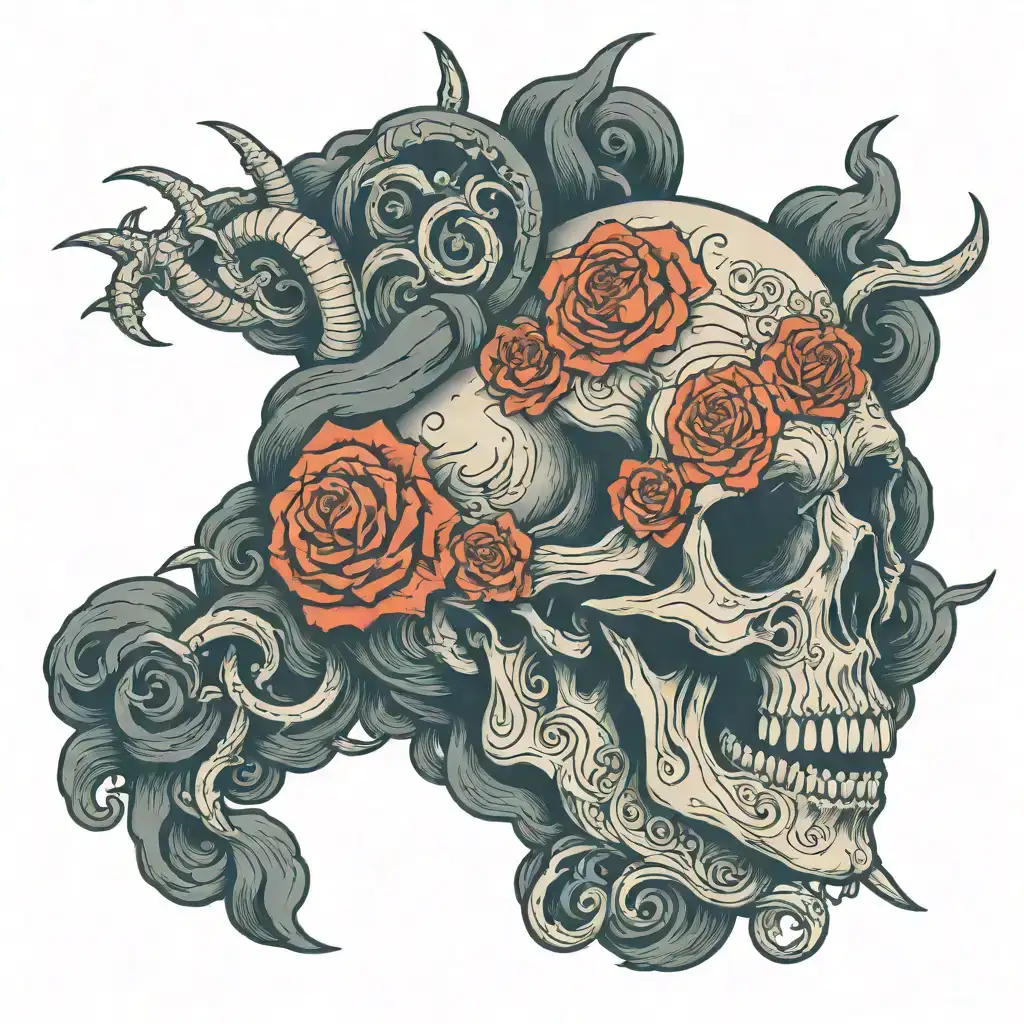 Unique cenobite hell raiser horror edgy tattoo tattoo design idea