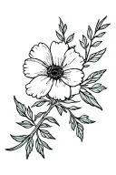 march april December birth flower tattoo tattoo design idea