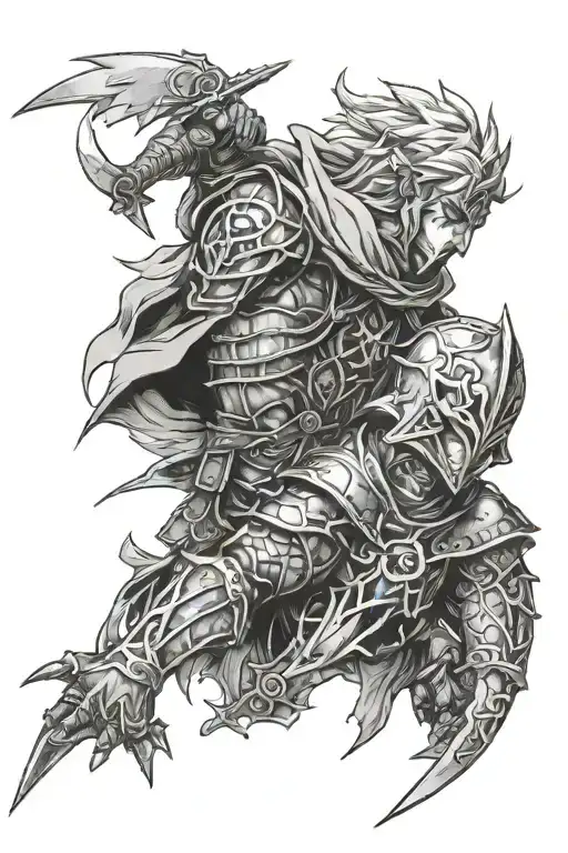 berserk curse mark tattoo design idea