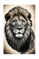 Biblical Daniel Lions Den tattoo design idea