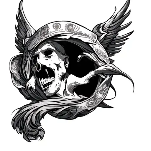 Reason may rule when we are all unarmed, but truth bows before power and money." tattoo design idea