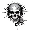 self sabotage tattoo design idea