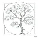 Fibonacci Sequence, tree tattoo design idea