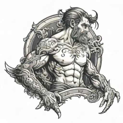 full back tattoo in engraving style plot in a tavern tattoo design idea