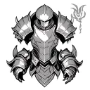 Armor tattoo design idea