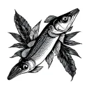 sardines tattoo design idea